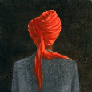 Turbante Vermelho, 2004 (acrílico sobre tela)